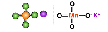 فرمول و ساختار شیمیایی پتاسیم پرمنگنات