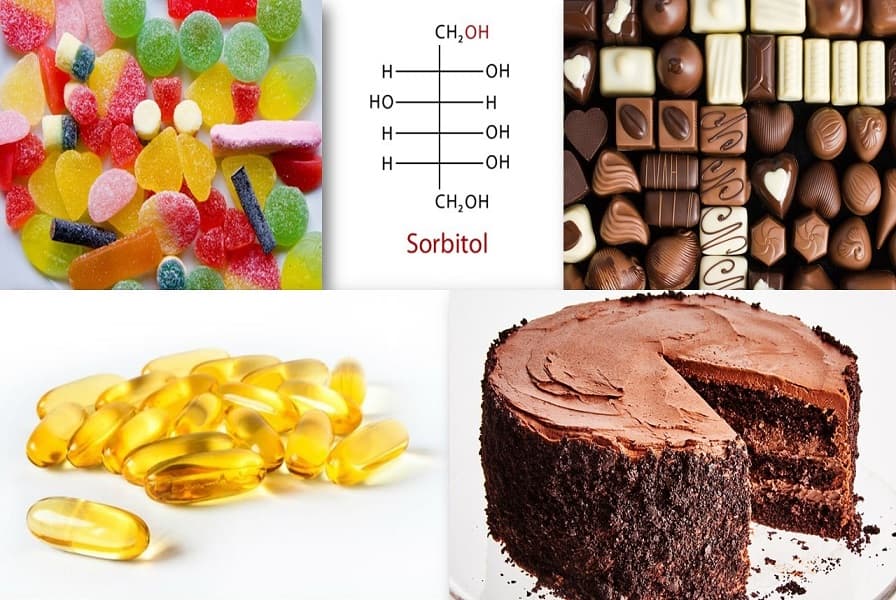 سوربیتول در مواد غذایی